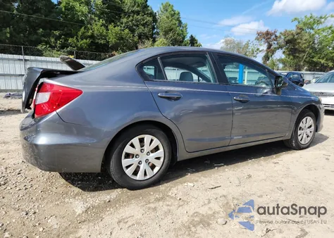 2012 Honda Civic Lx from USA, damaged, VIN 19XFB2F56CE104149